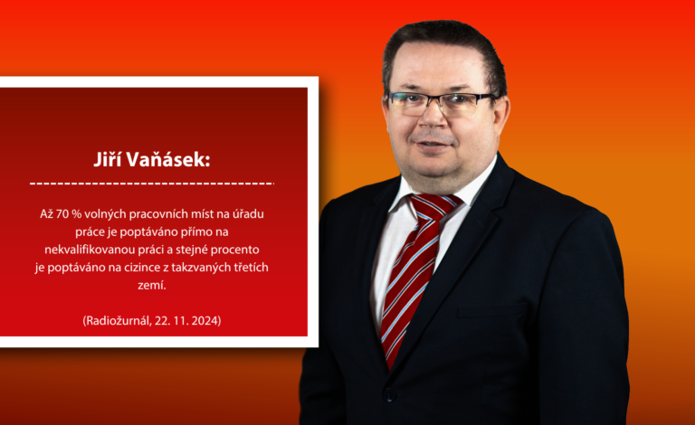 Vaňásek: Prosazování levné práce není cesta k vyšším mzdám (Radiožurnál, 22. 11. 2024)